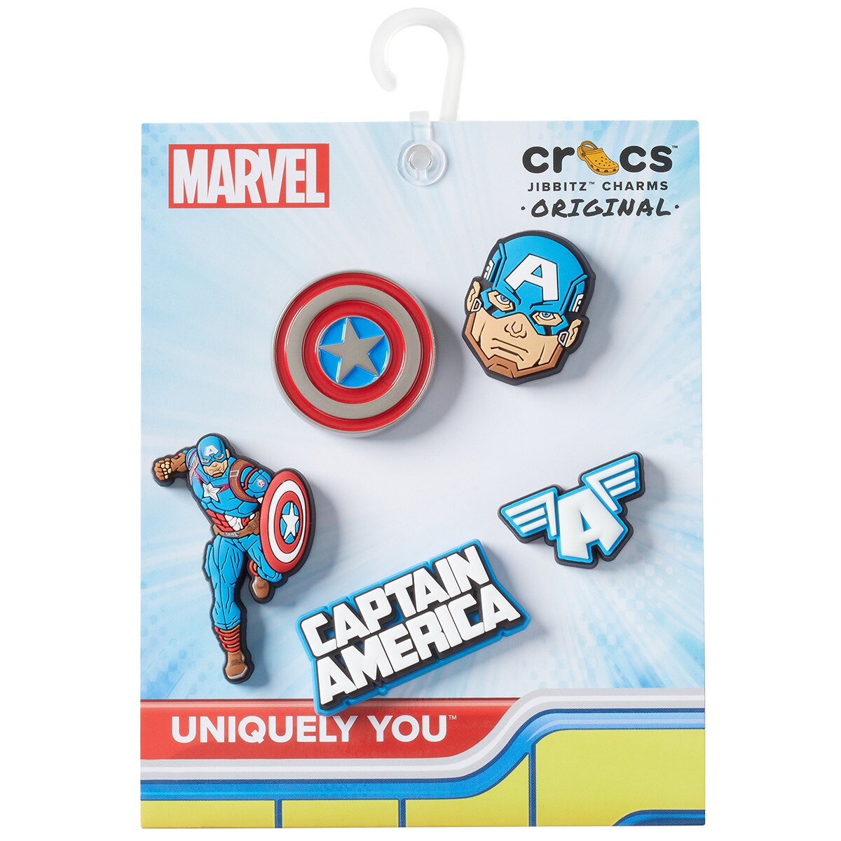 Crocs Accesorii Captain America 5Pck