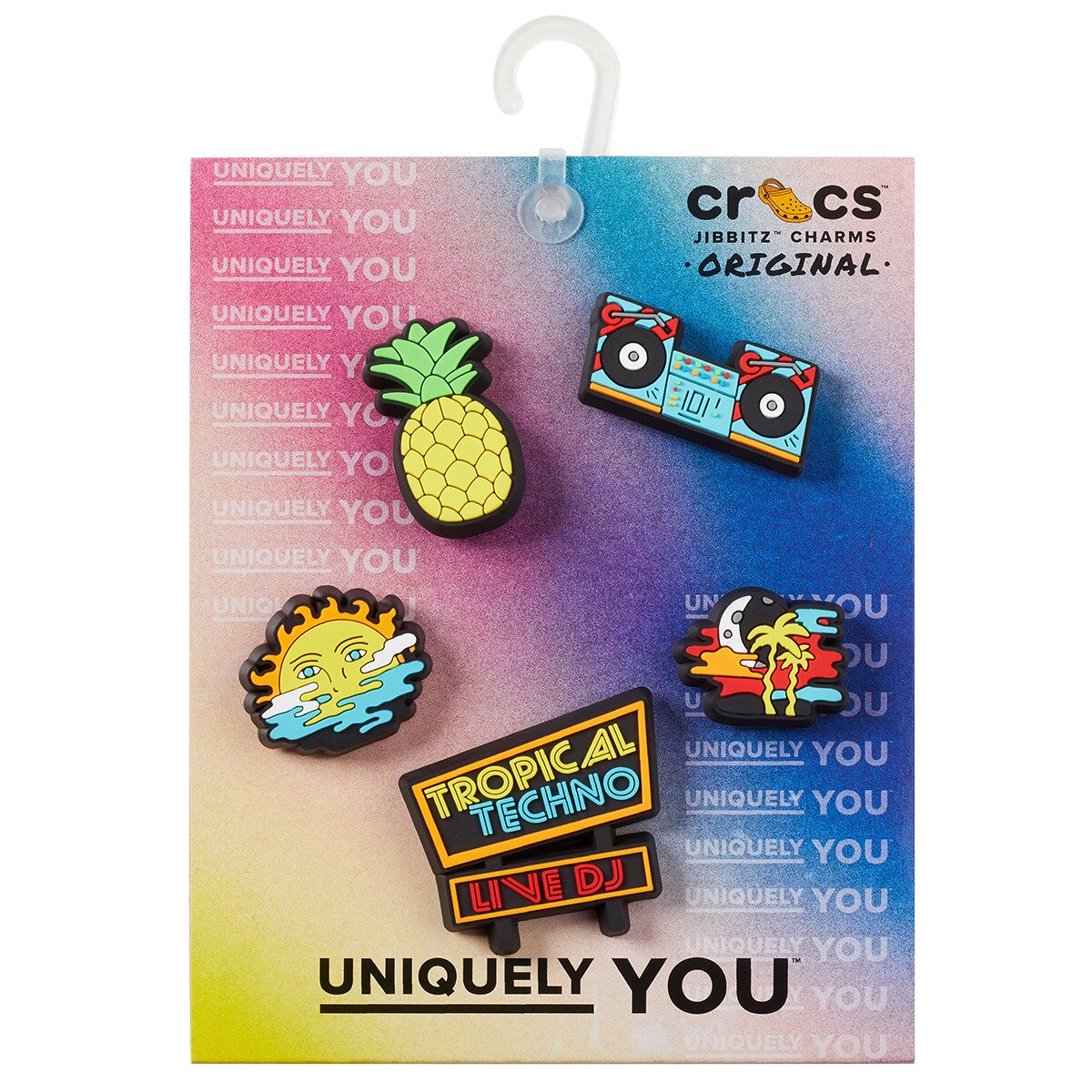 Crocs Accesorii JIBBITZ TROPICAL TECHNO DJ 5 PACK