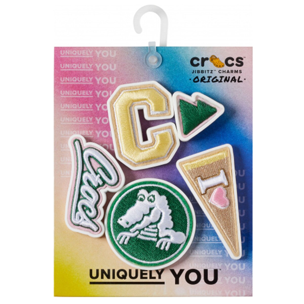 Crocs Accesorii JIBBITZ Varsity Patch 5 Pack