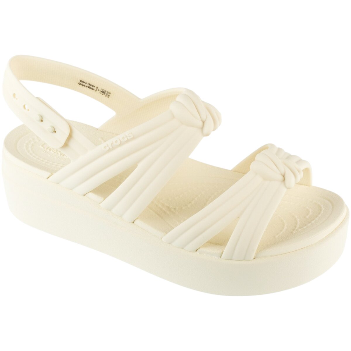 Crocs Pantofi Brooklyn Knot Low Wedge Sandal