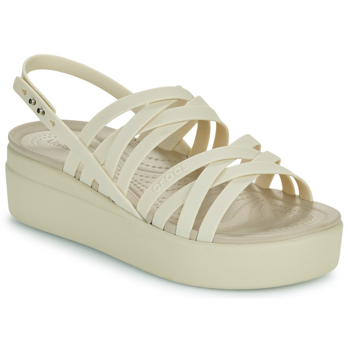 Crocs Pantofi Brooklyn Strappy LowWdg