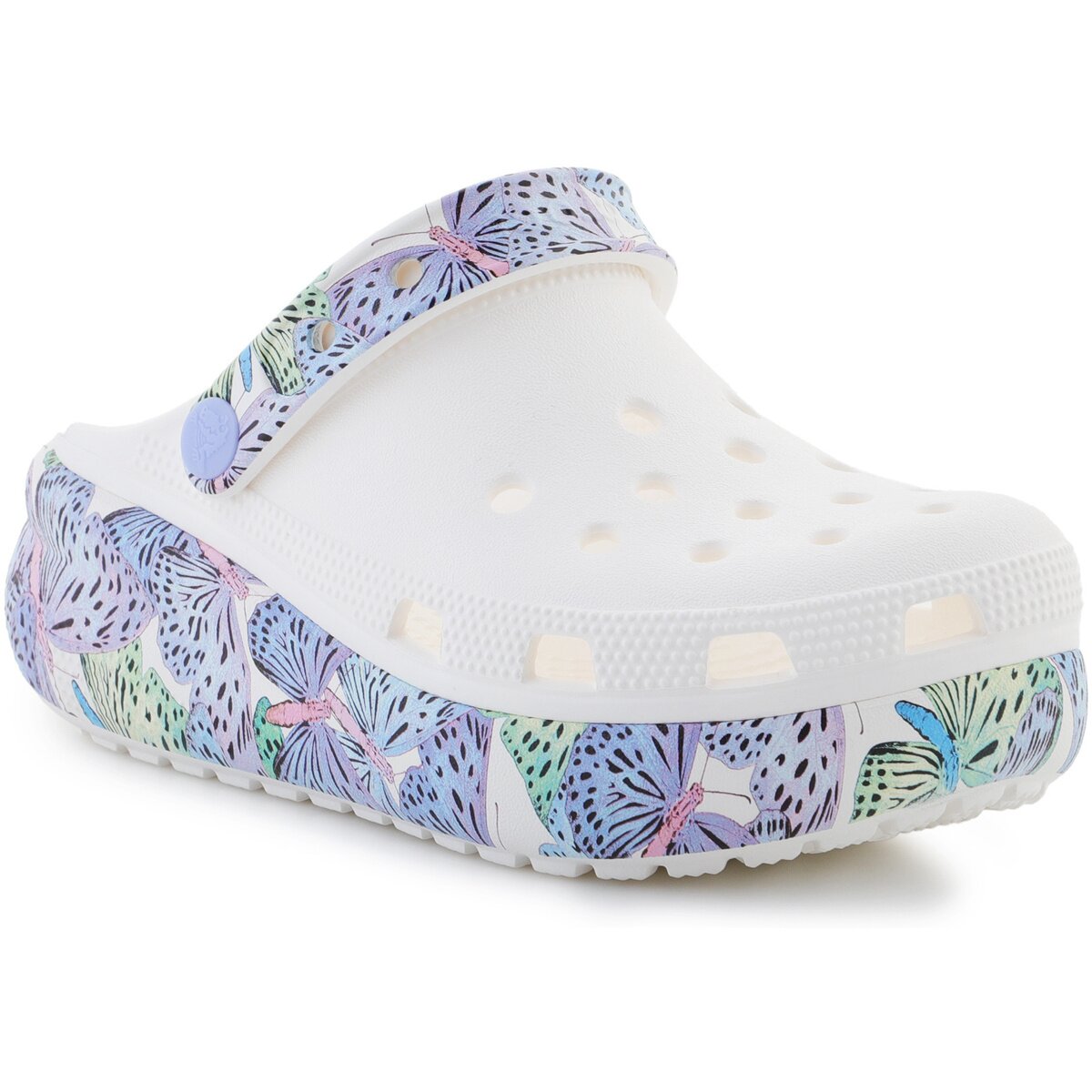 Crocs Pantofi Classic Cutie Butterfly Clog K 208298-94S White/Multi