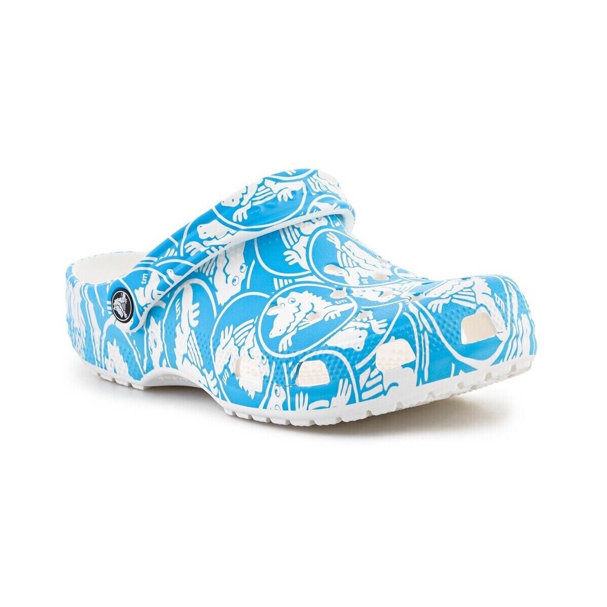 Crocs Pantofi Classic Duke Print Clog