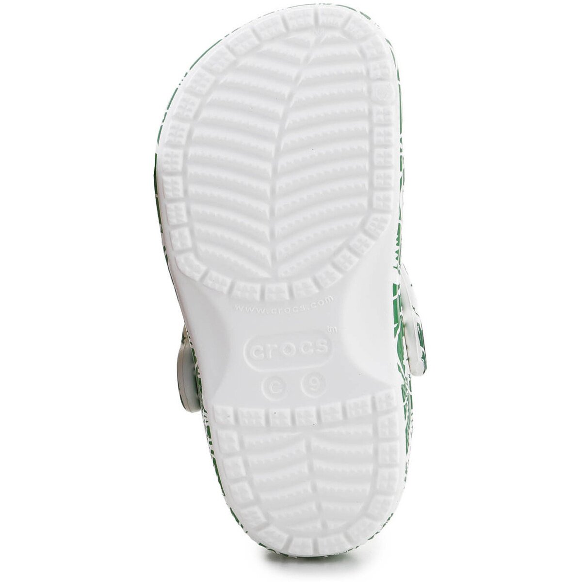 Crocs Pantofi Classic Duke Print Clog T 210008-3WH Green Ivy