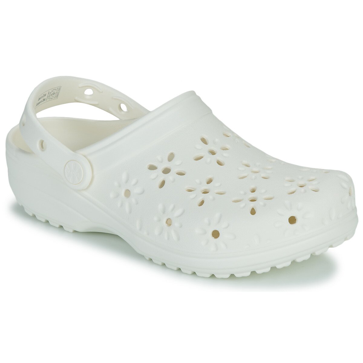 Crocs Pantofi Classic Floral Cut Out Clog