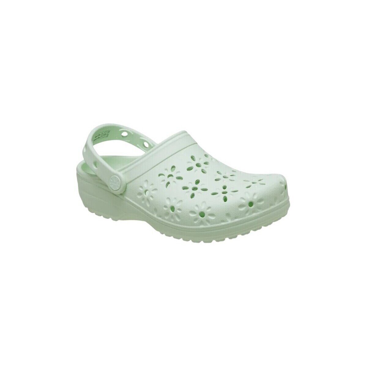 Crocs Pantofi Classic Floral Cut Out Clog
