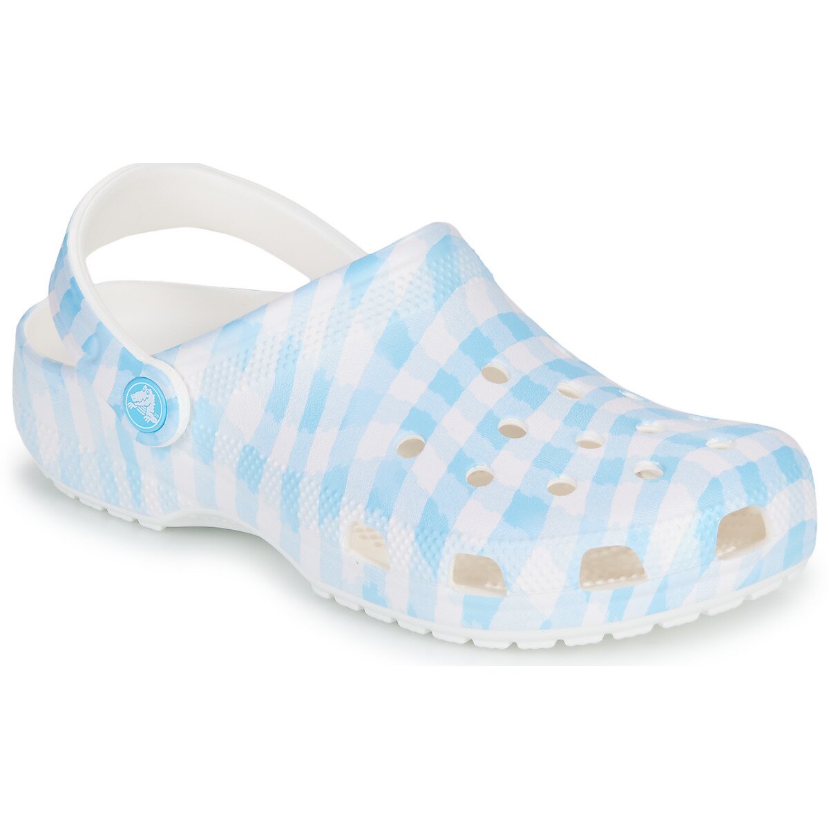 Crocs Pantofi Classic Gingham Clog