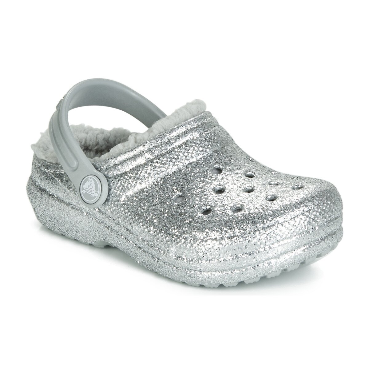 Crocs Pantofi CLASSIC GLITTER LINED CLOG K