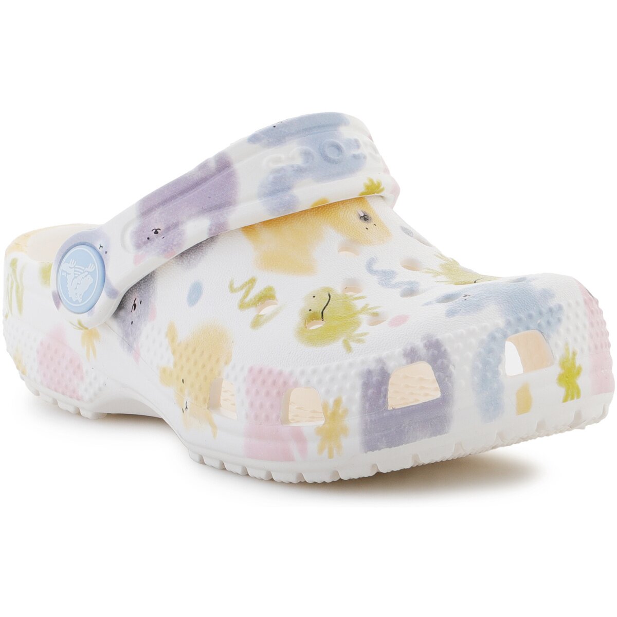Crocs Pantofi Classic Pastel Pets Clog T 210989-0WV Chalk
