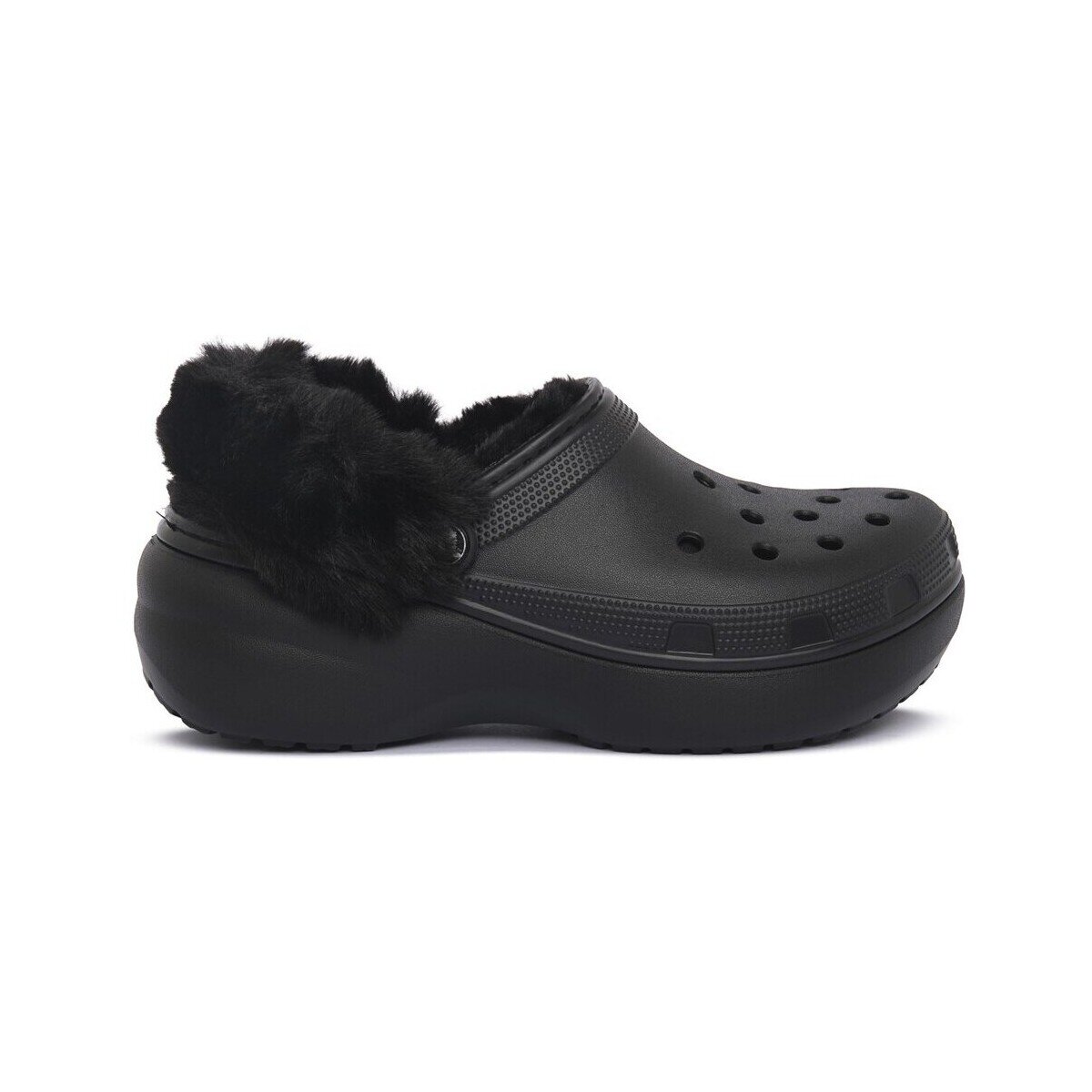 Crocs Pantofi Classic Platform Fuzz Lined