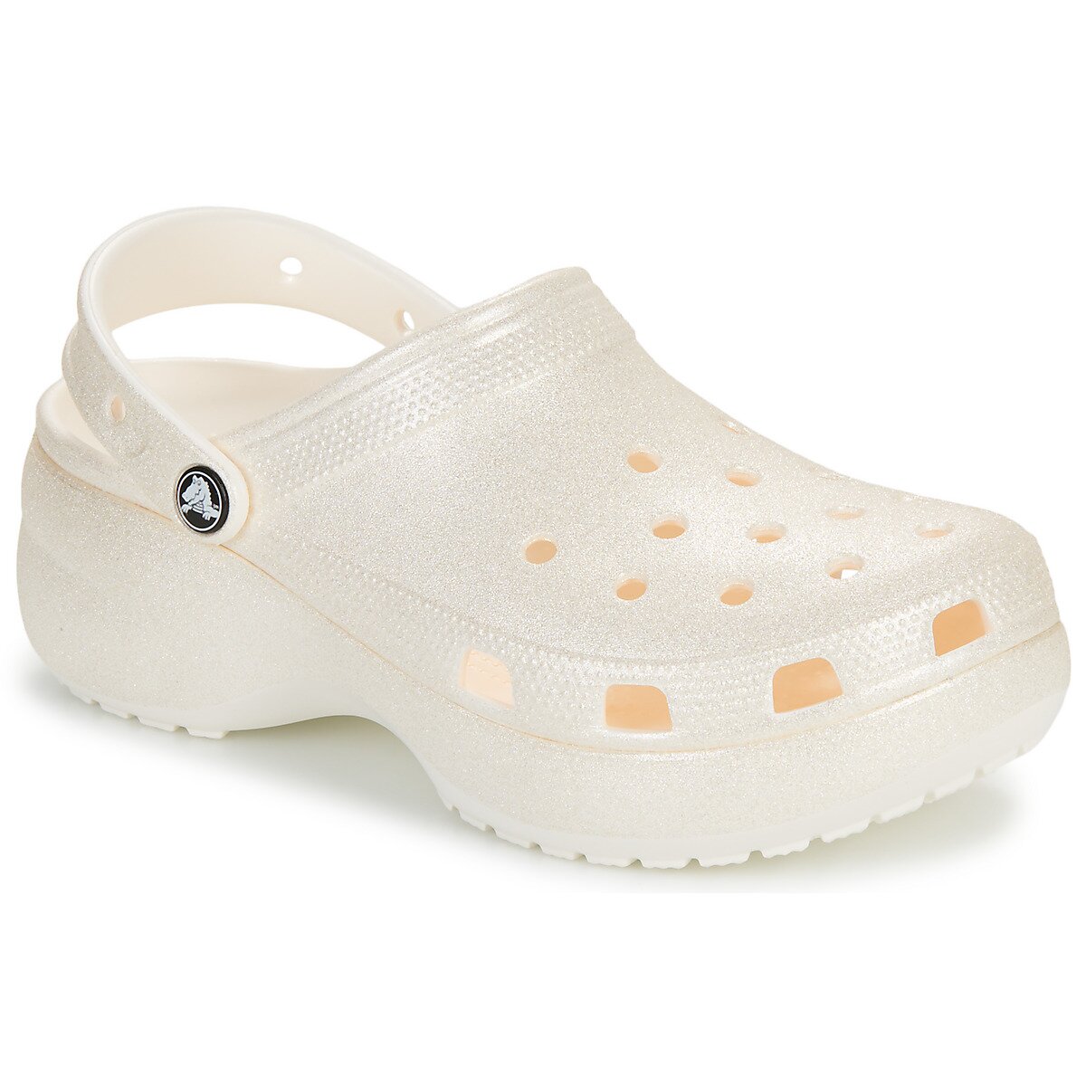Crocs Pantofi Classic Platform Glitter ClogW
