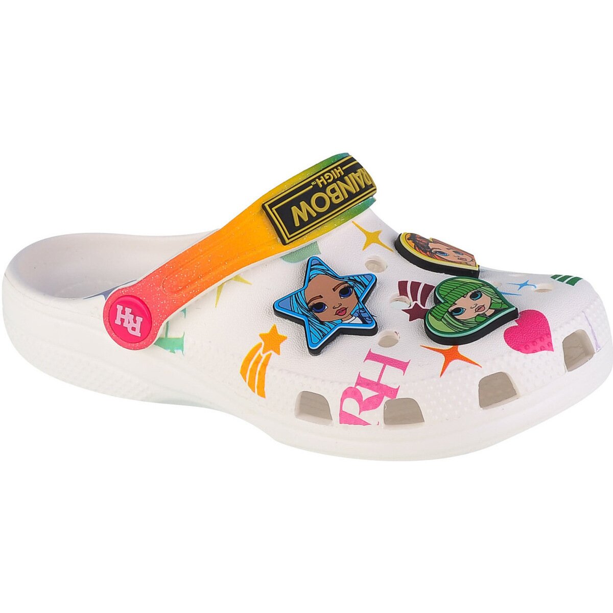 Crocs Pantofi Classic Rainbow High Kids Clog