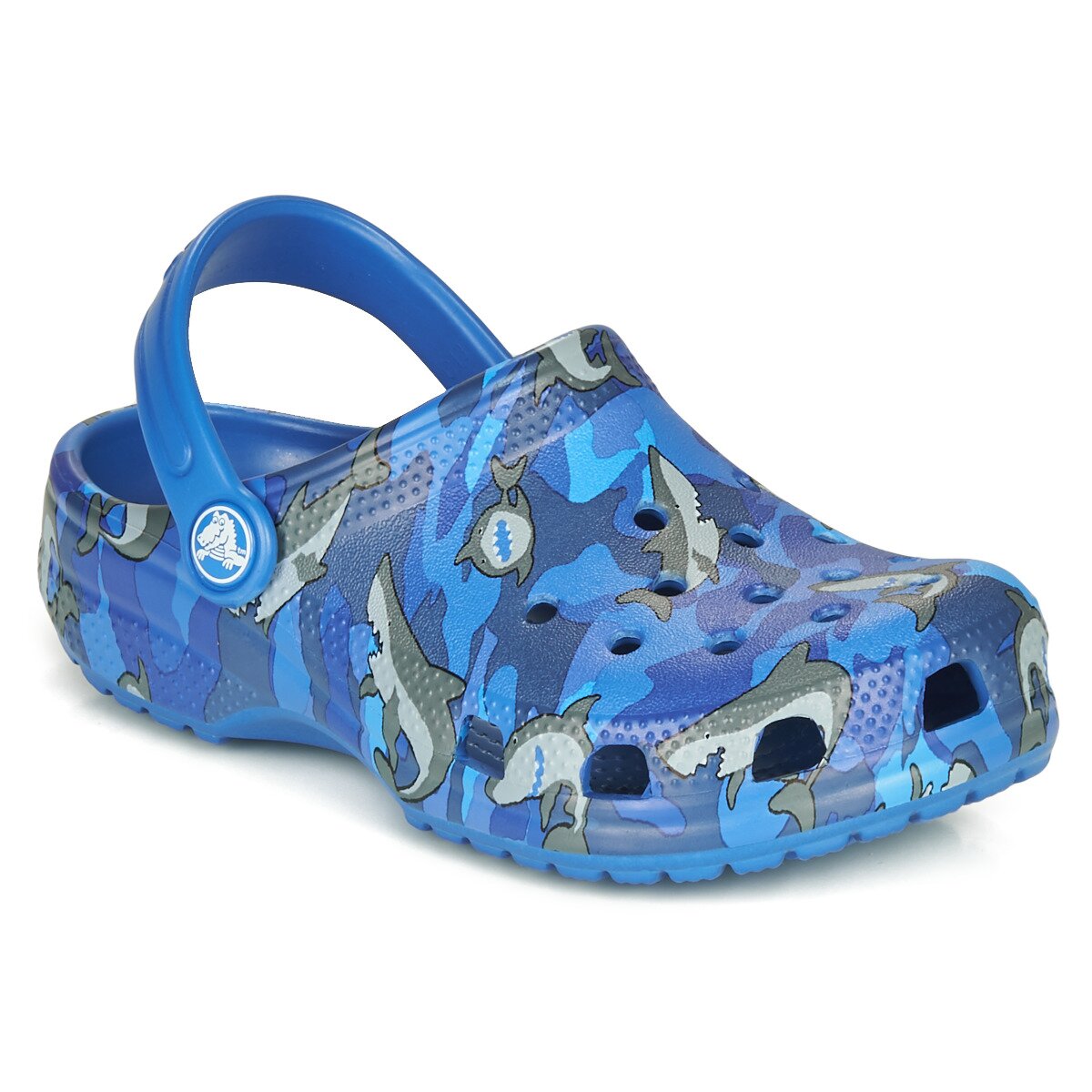 Crocs Pantofi CLASSIC SHARK CLOG