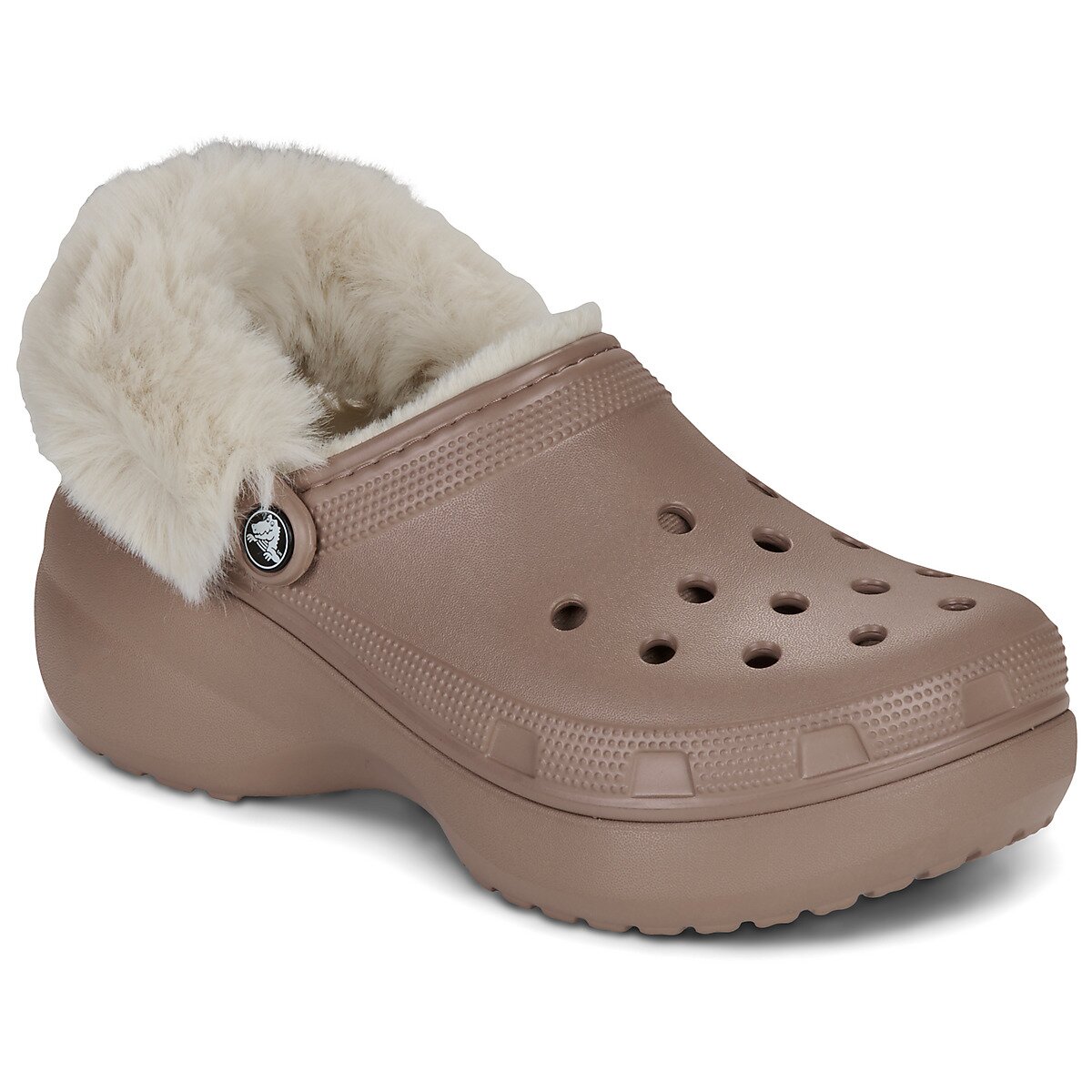 Crocs Pantofi Cls Platfm Lined Fuzz Strap Cg