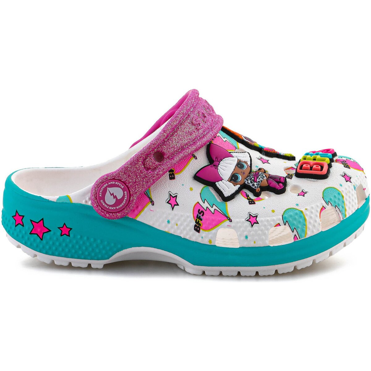 Crocs Pantofi Lol Surprise Bff Classic Clog Toddler 209472-100