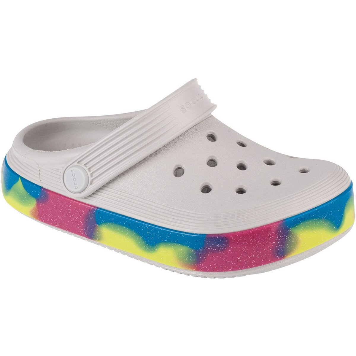 Crocs Pantofi Off Court Glitter Band Kids Clog