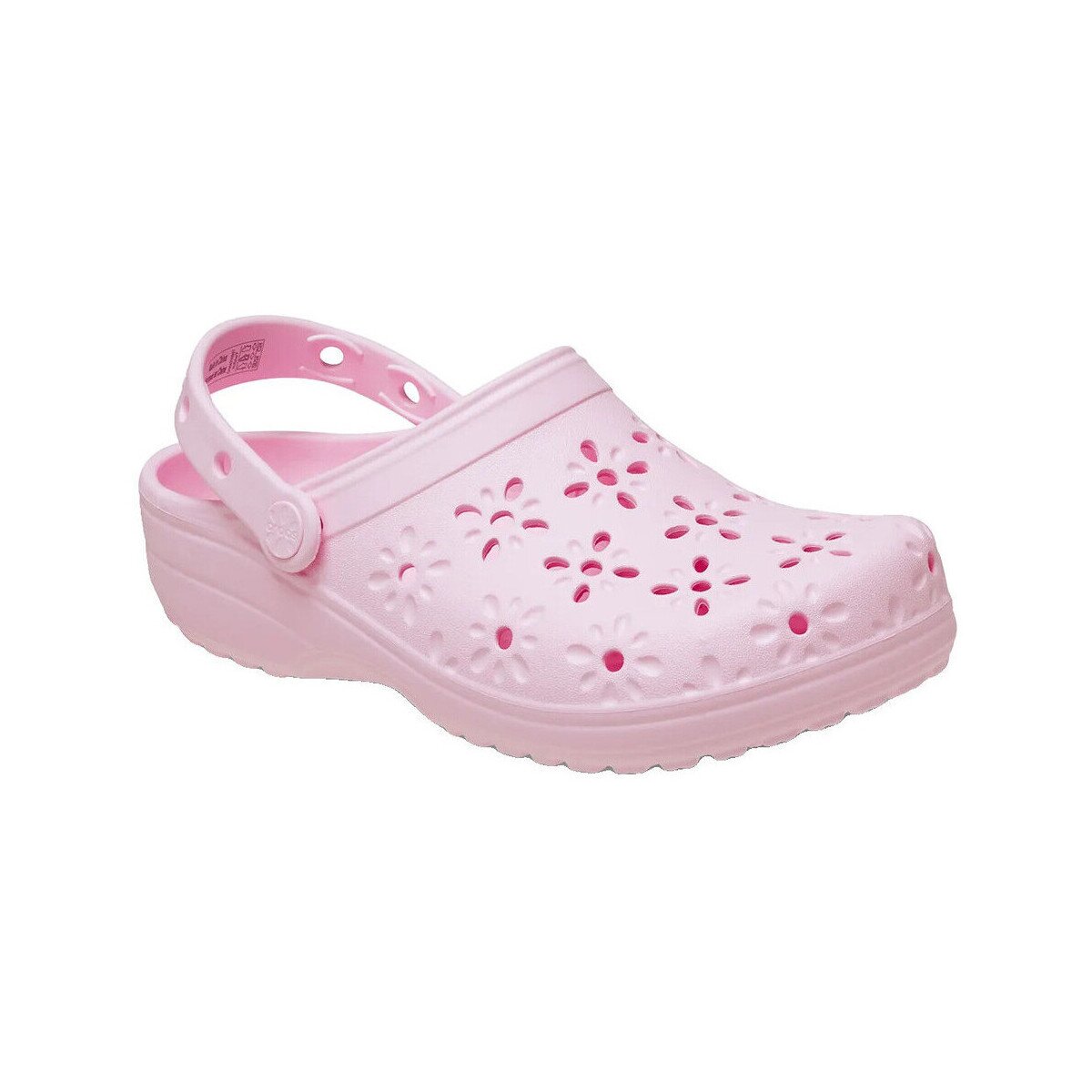 Crocs Pantofi Sabots Classic Floral Cut Out design à découpes florales