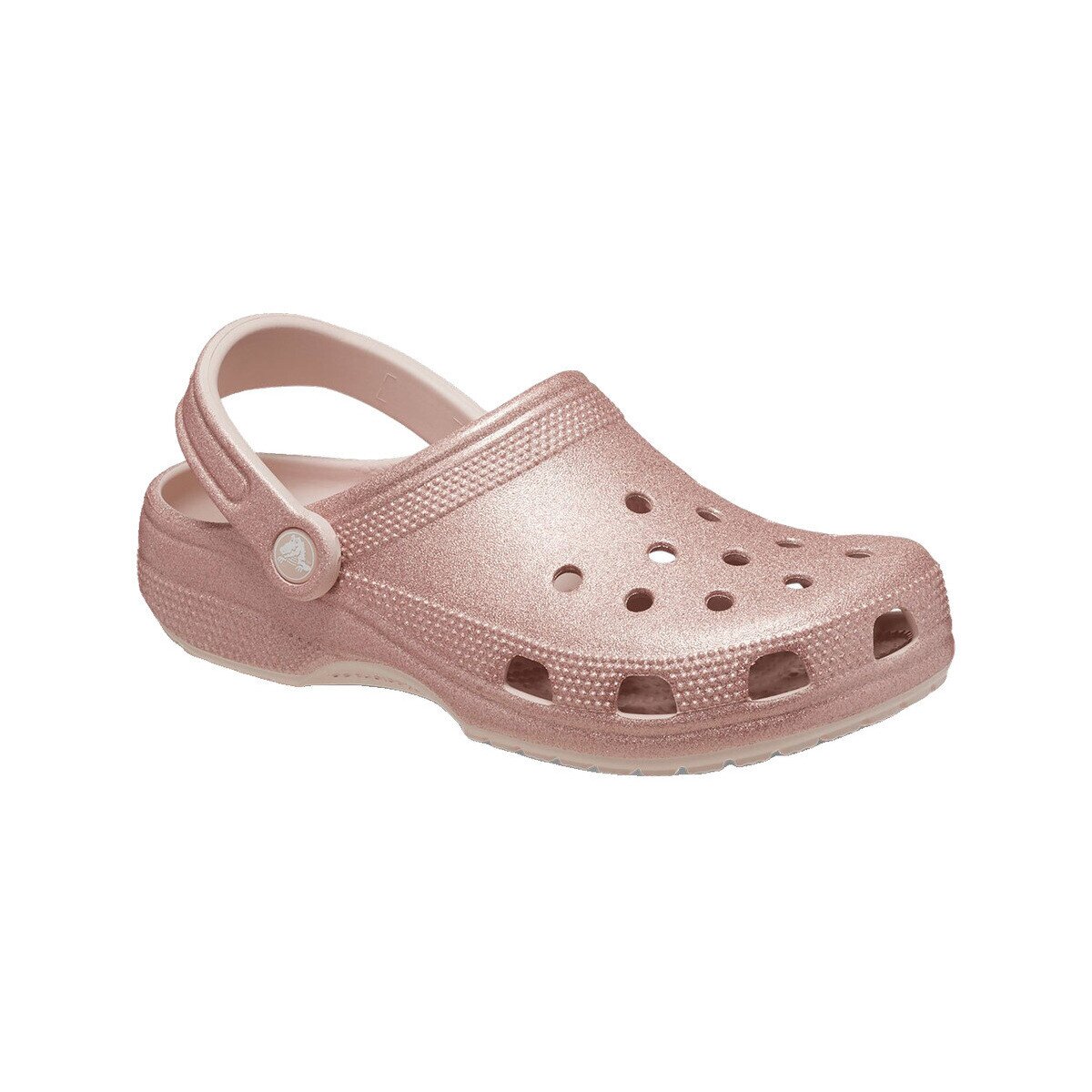 Crocs Pantofi Sabots Classic Glitter Clog finition pailletée