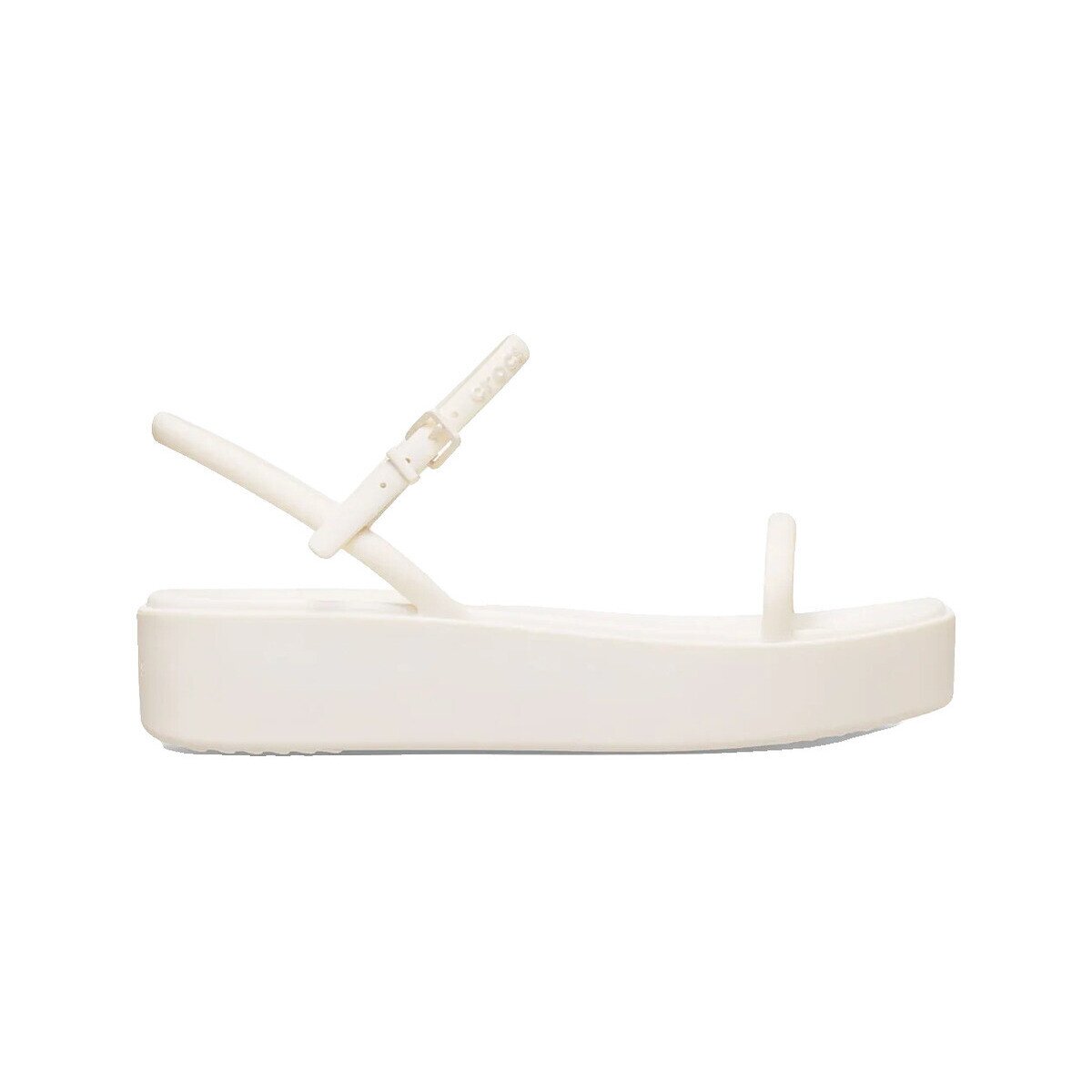 Crocs Pantofi Sandales Miami Platform Strap blanc