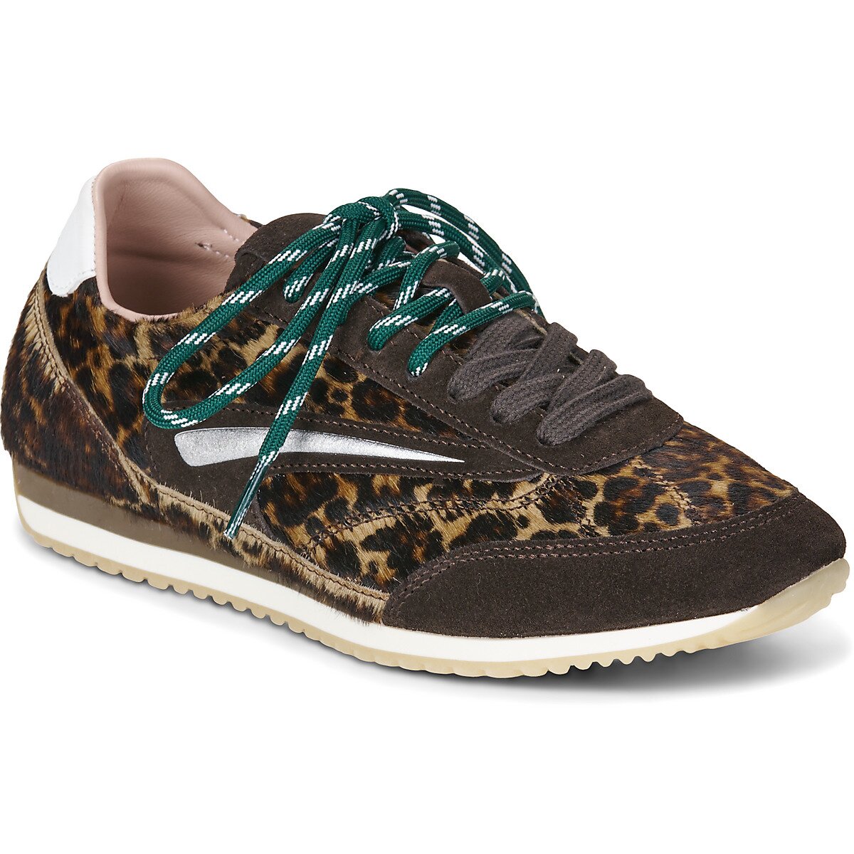D.A.T.E. Pantofi ATHLETA BALLET PONY LEOPARD