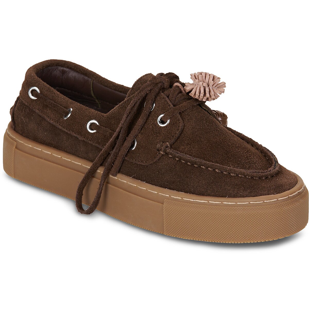 D.A.T.E. Pantofi CALETTA SUEDE BROWN