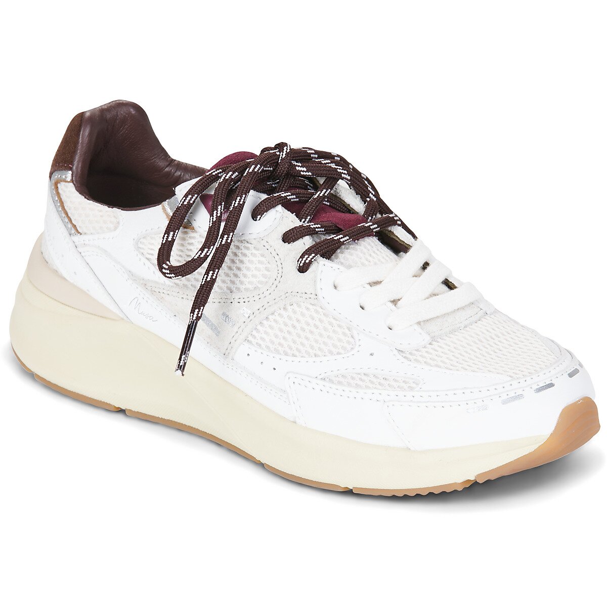 D.A.T.E. Pantofi MUSA HF WHITE BROWN