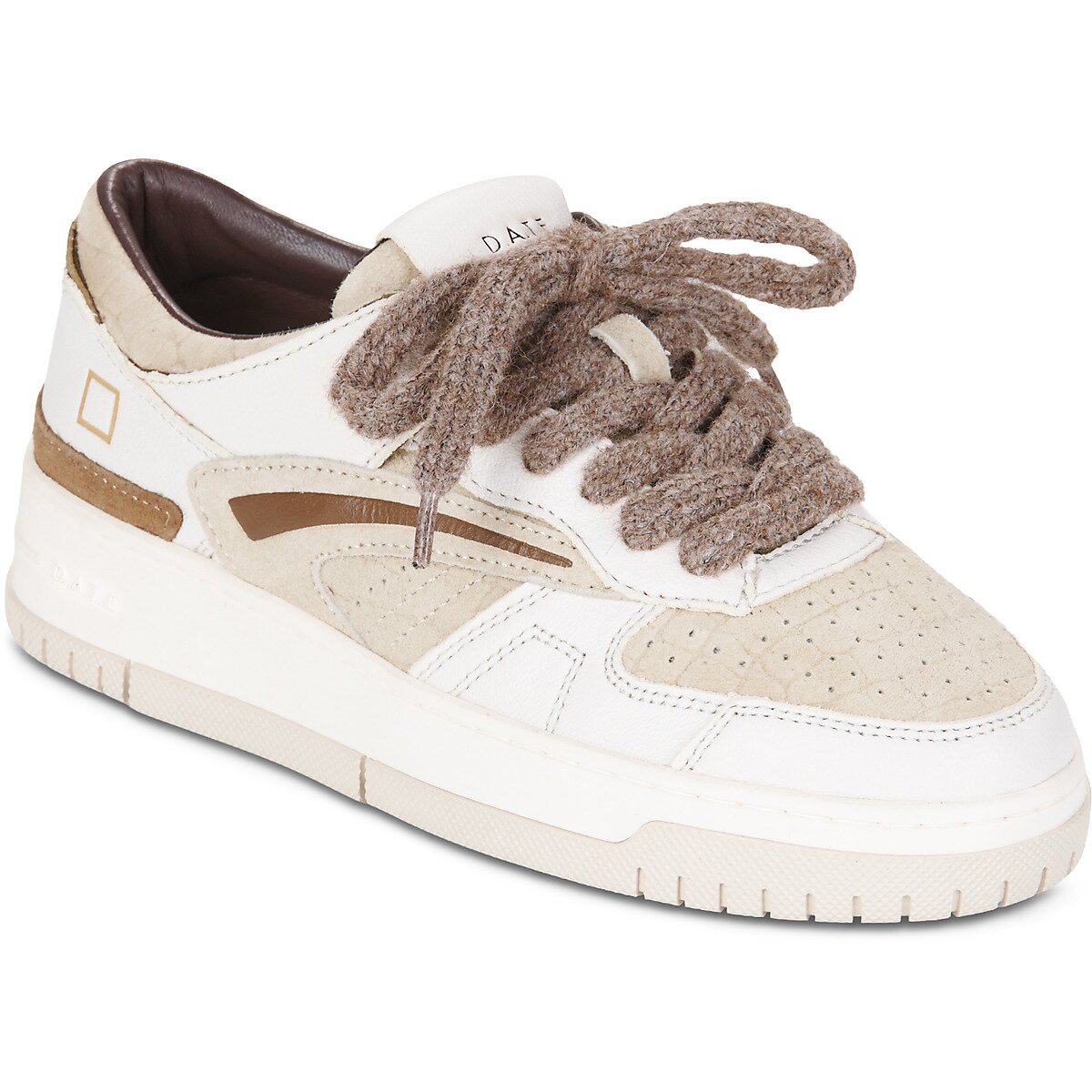 D.A.T.E. Pantofi TORNEO COCCO BEIGE