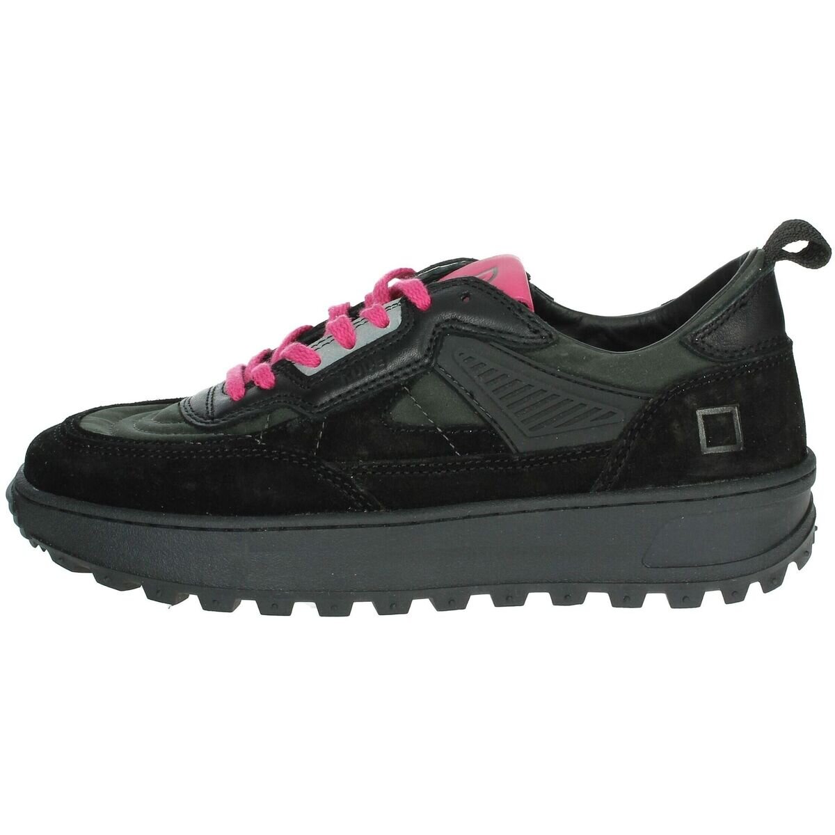 D.A.T.E. Pantofi W411-K2-MN-BK