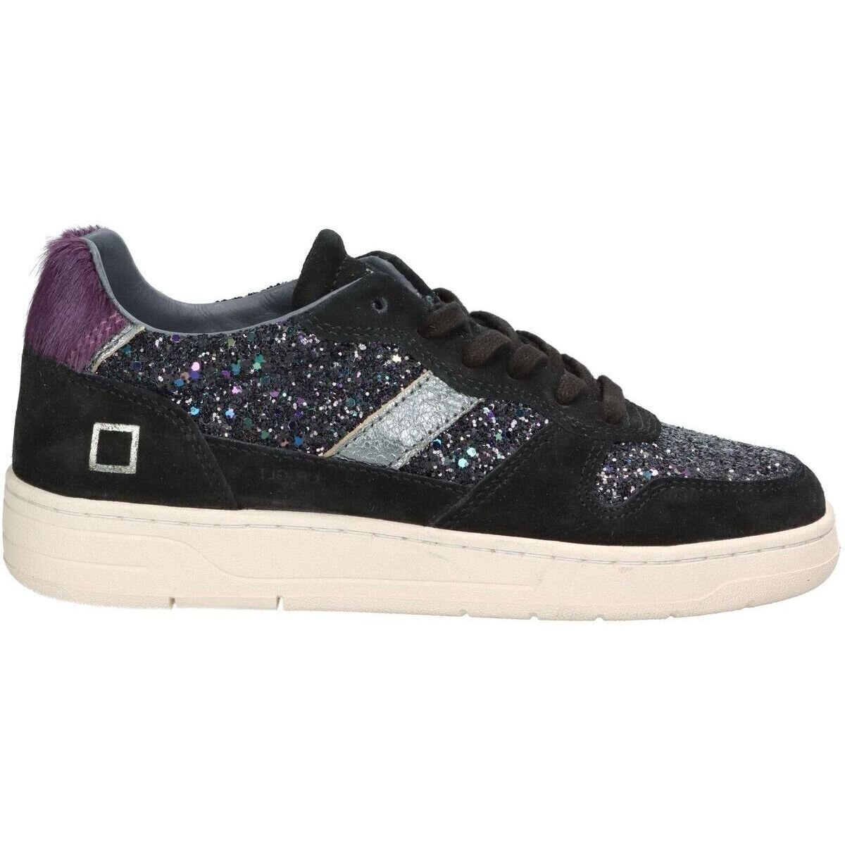 D.A.T.E. Pantofi W431-C2-GL-BK