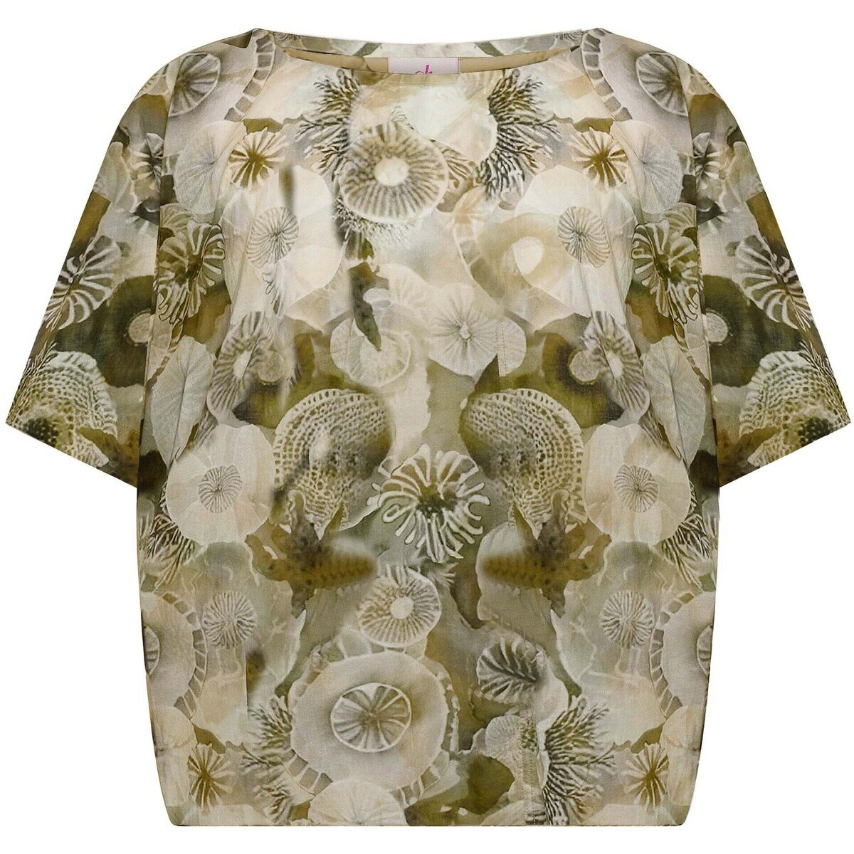 Deha Îmbracaminte Allover Cotton Muslin Top