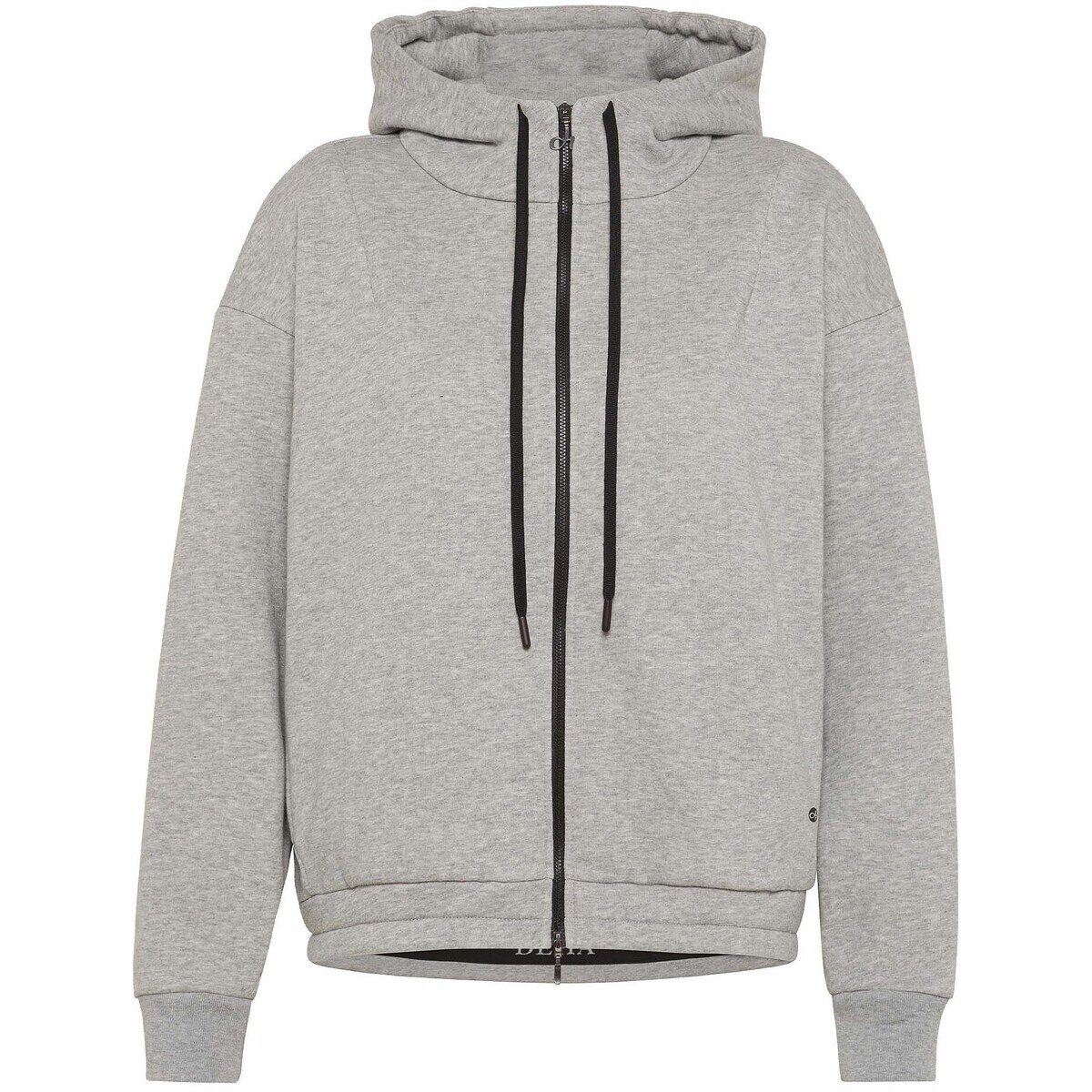 Deha Îmbracaminte Black Trims Full Zip Hoodie