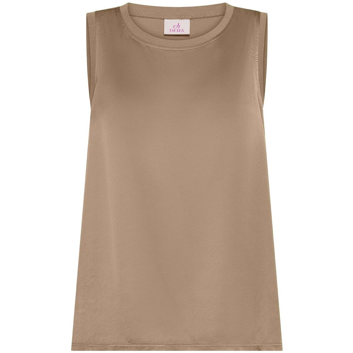 Deha Îmbracaminte Flared Satin Front Top