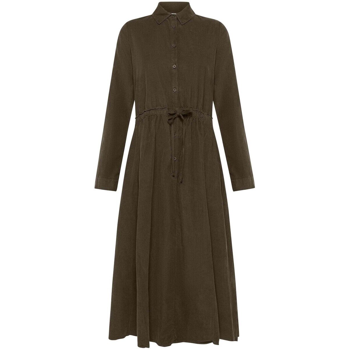 Deha Îmbracaminte Light Corduroy Long Dress