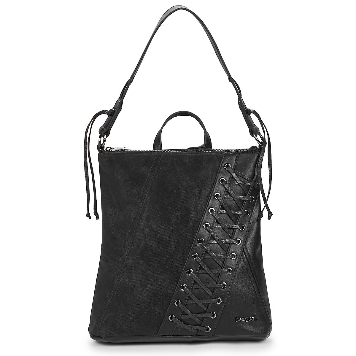 Desigual Genti BACKPACK BLACK PATCH TANGO PRETORIA MINI