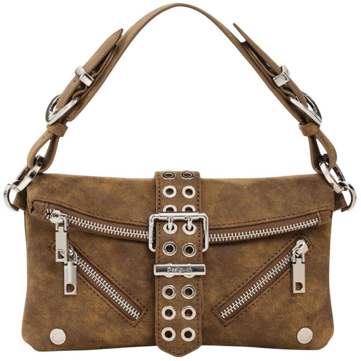 Desigual Genti BAG_VALENTINE CAMEL CLUTC 26WAXP69