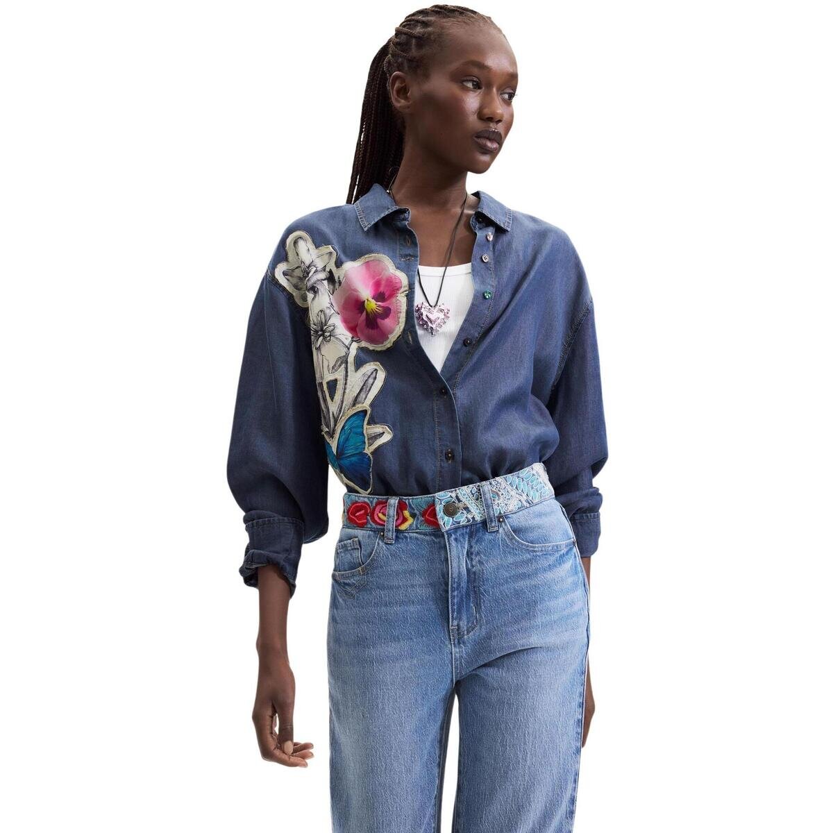 Desigual Îmbracaminte DENIM_WOODST 26WWDD06