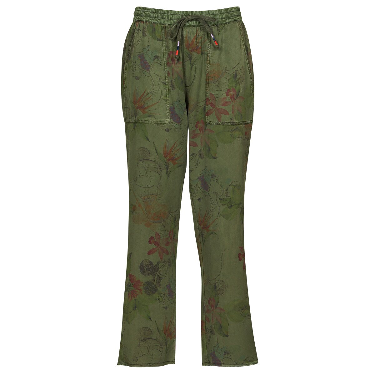 Desigual Îmbracaminte PANT_MICKEY CAMO FLOWERS