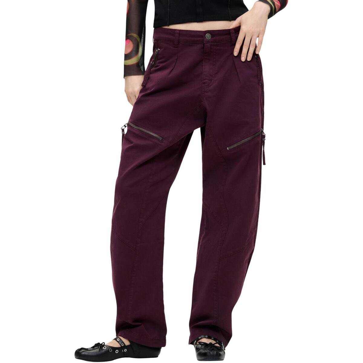 Desigual Îmbracaminte PANT_ZIPPERS 26WWPW14