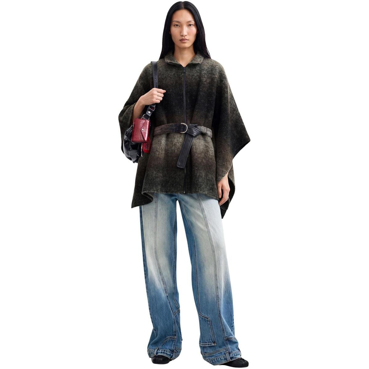 Desigual Îmbracaminte PONCHO_ALDAMA BELT 26WAIA30