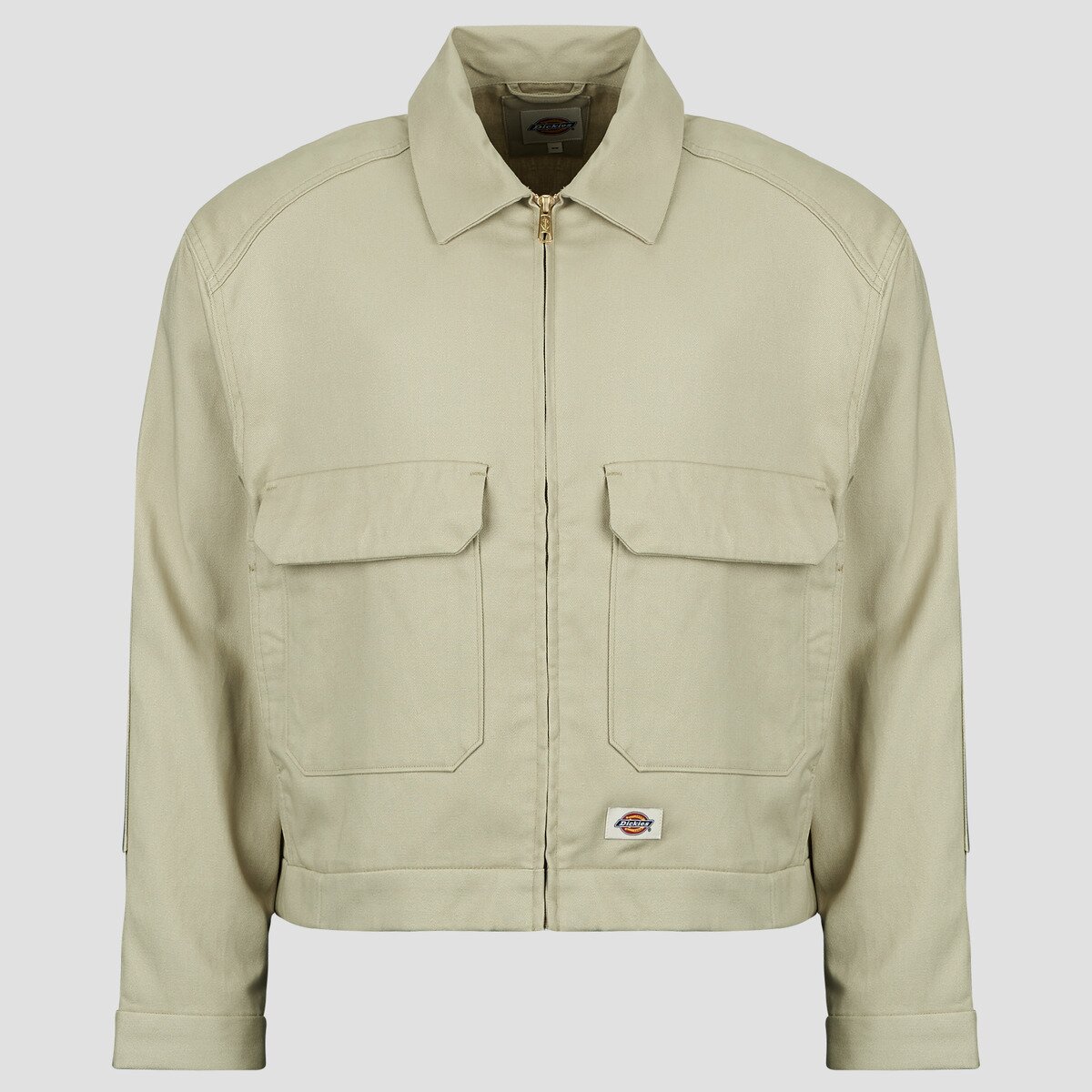 Dickies Îmbracaminte HEMP TWILL TRUCKER JACKET EUCALYPTUS