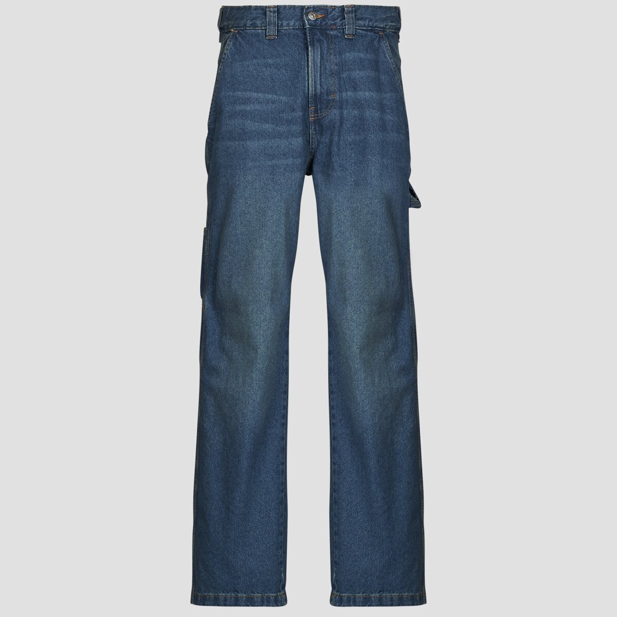 Dickies Îmbracaminte STEVENSVILLE CARPENTER DENIM KHAKI TINTED BLUE