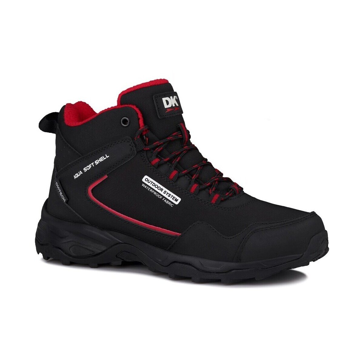 Dk Pantofi 1029BLKREDM