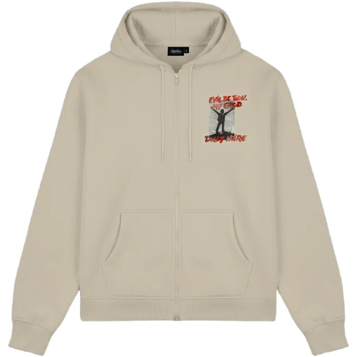Dolly Noire Îmbracaminte Indifference Zip Hoodie Vaporous