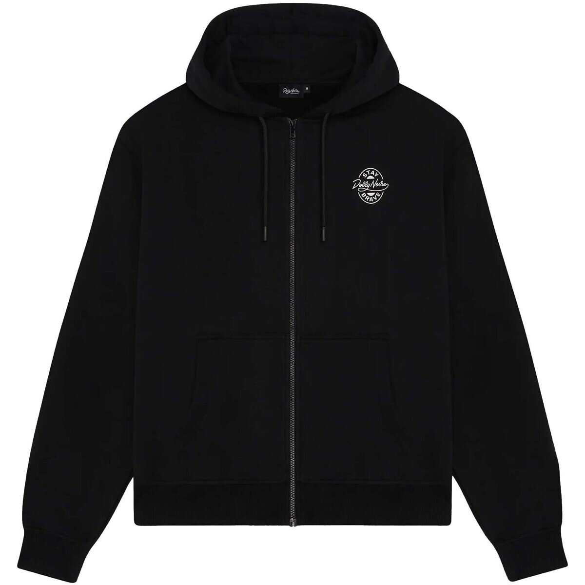 Dolly Noire Îmbracaminte Logo Brew Label Zip Hoodie