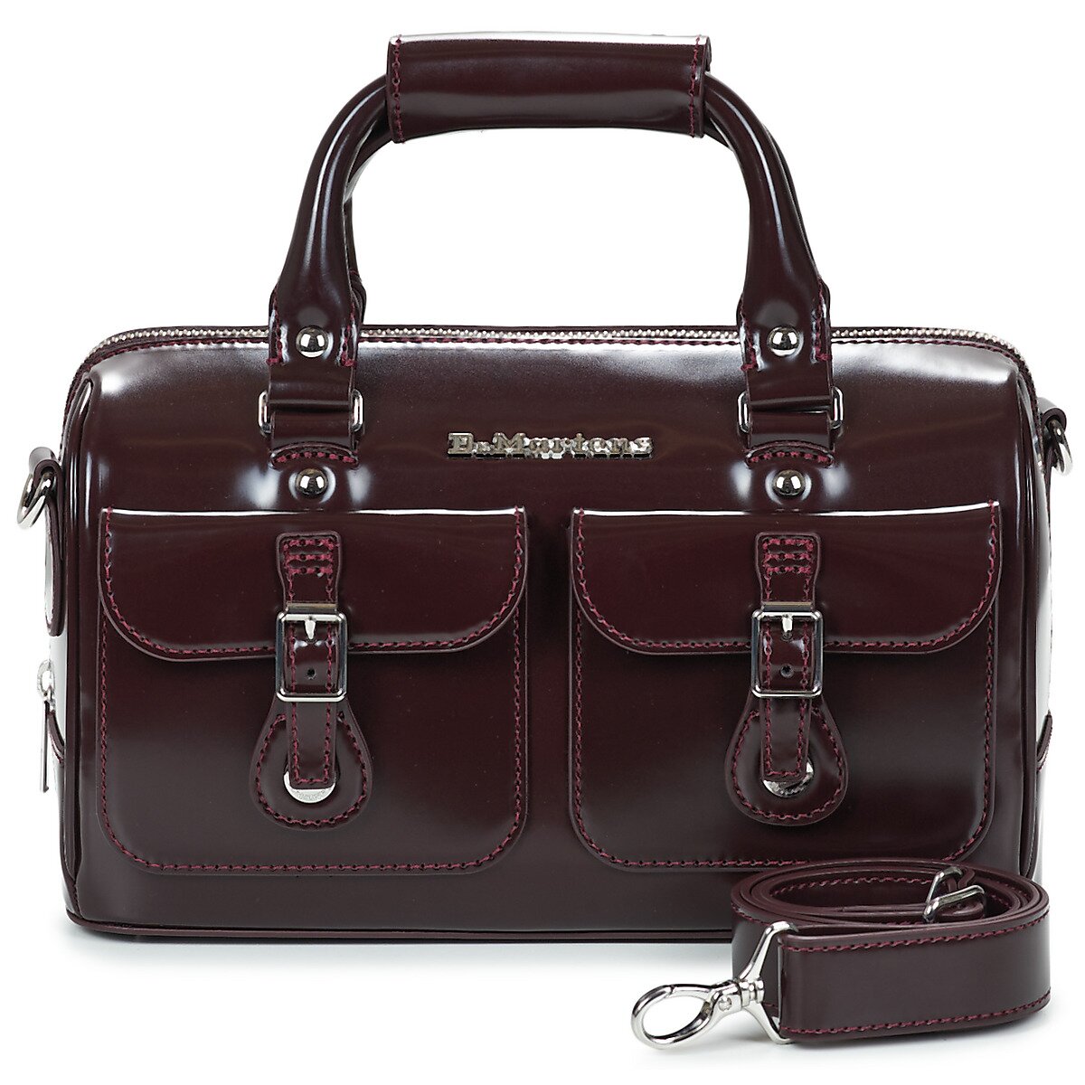 Dr. Martens Genti Top Handle Bag Bag Cherry Red Oxford Rub Off