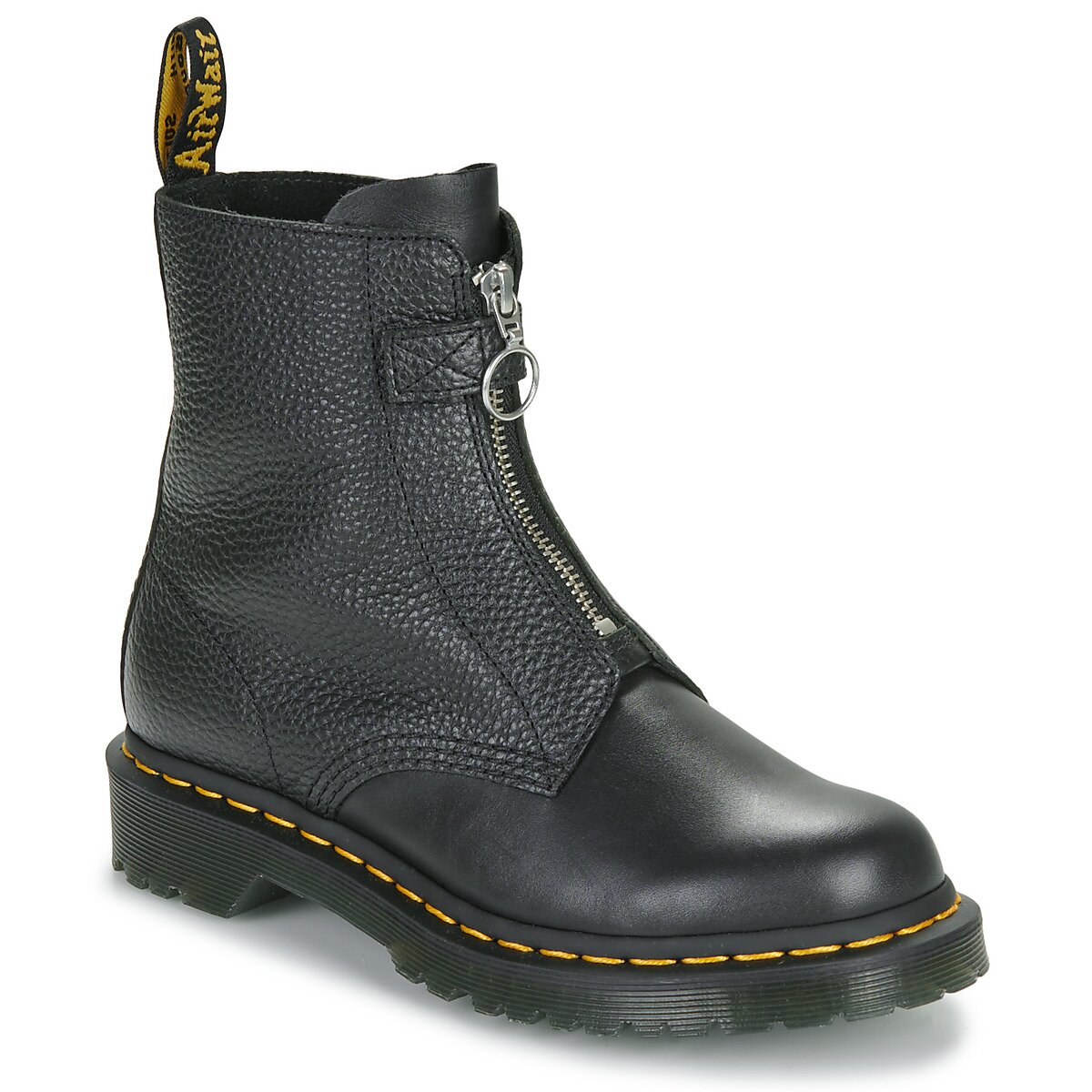 Dr. Martens Pantofi 1460 FRONT ZIP BLACK WANAMA