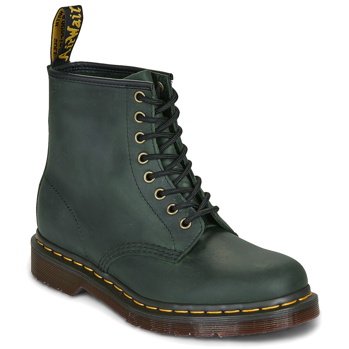 Dr. Martens Pantofi 1460 GREEN CRAZY HORSE