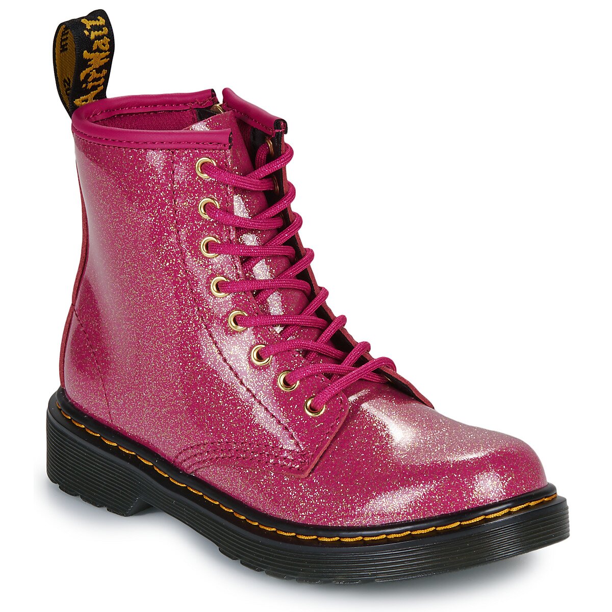 Dr. Martens Pantofi 1460 J Fuchsia Silver Nebula Glitter