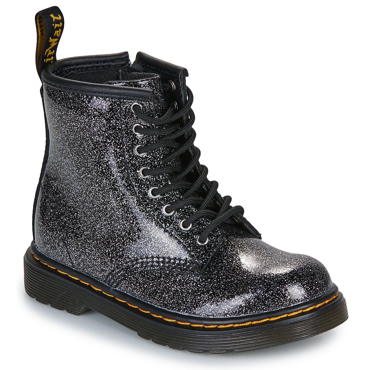 Dr. Martens Pantofi 1460 T Black Silver Nebula Glitter