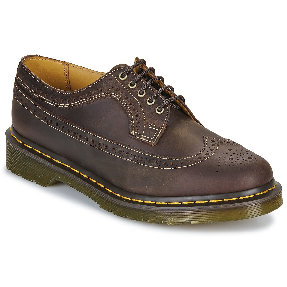 Dr. Martens Pantofi 3989 YS Dark Brown Crazy Horse